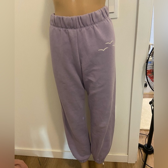 NOVA PREMIUM FLEECE RELAXED SWEATPANTS IN LAVENDER - Picture 2 of 4